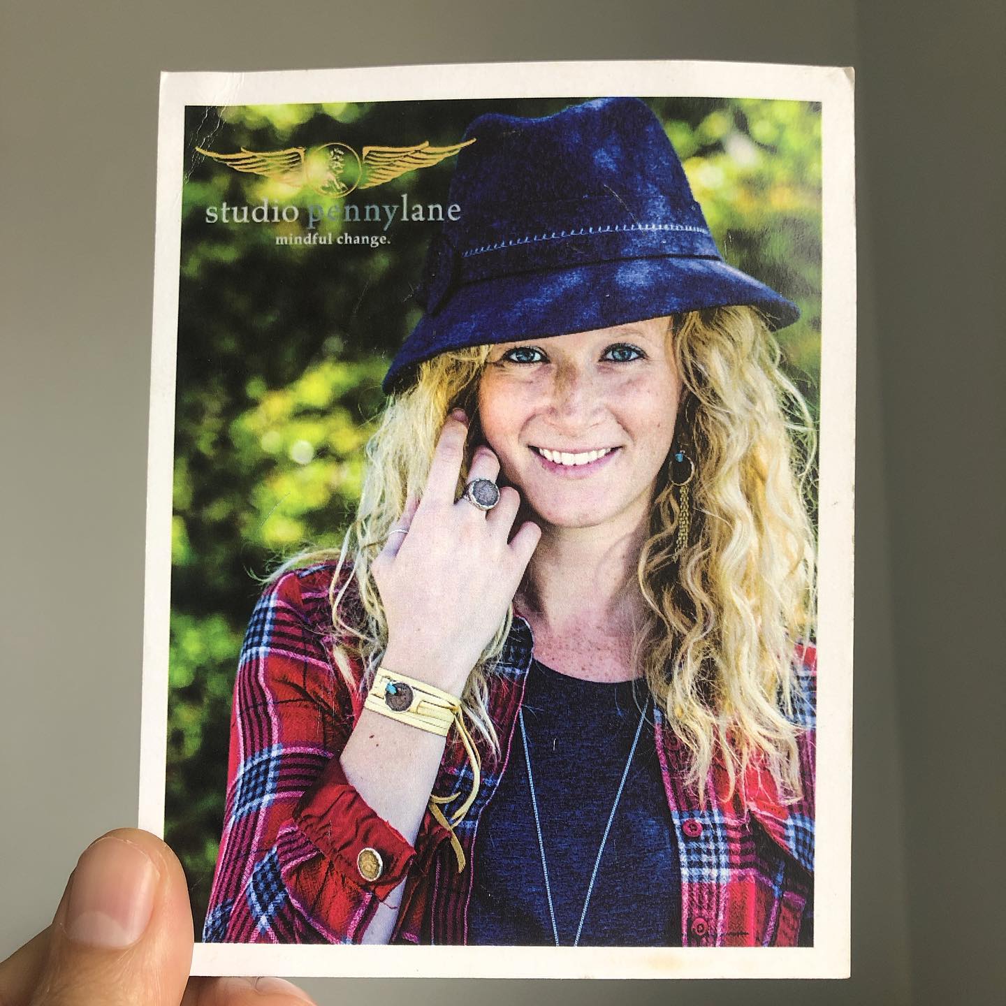 Portrait of woman in hat - editorial